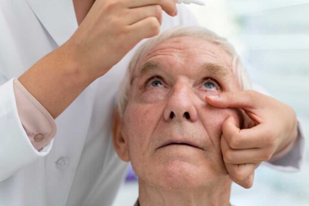 Augenkrankheiten und Lösungen im Alter