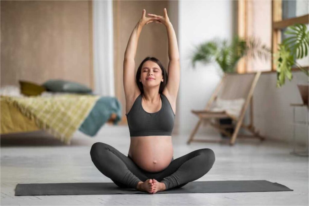 schwangerschafts yoga images